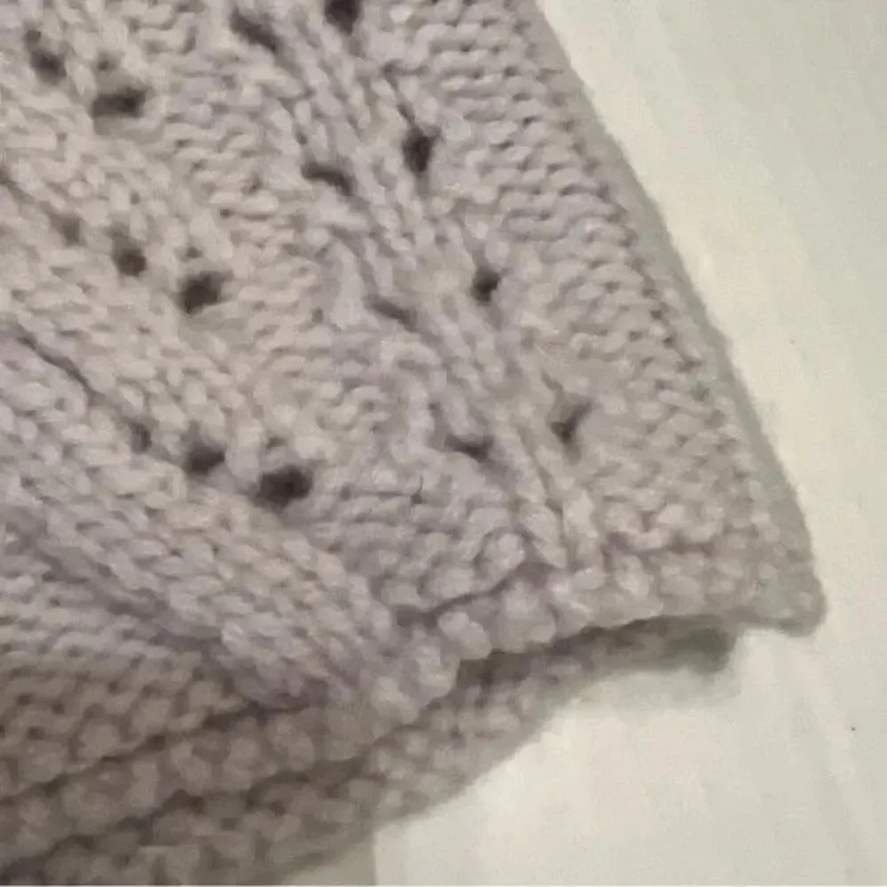 Luxton S-M 91%Wool 9%Cashmere Turtleneck Warmer Scarf Ligh/Great Gift